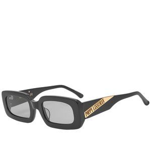 Poppy Lissiman Black Marteeni Sunglasses